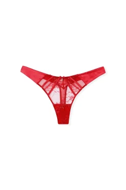 String en dentelle et satin