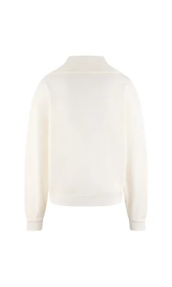 Sweatshirt en coton avec écriture 