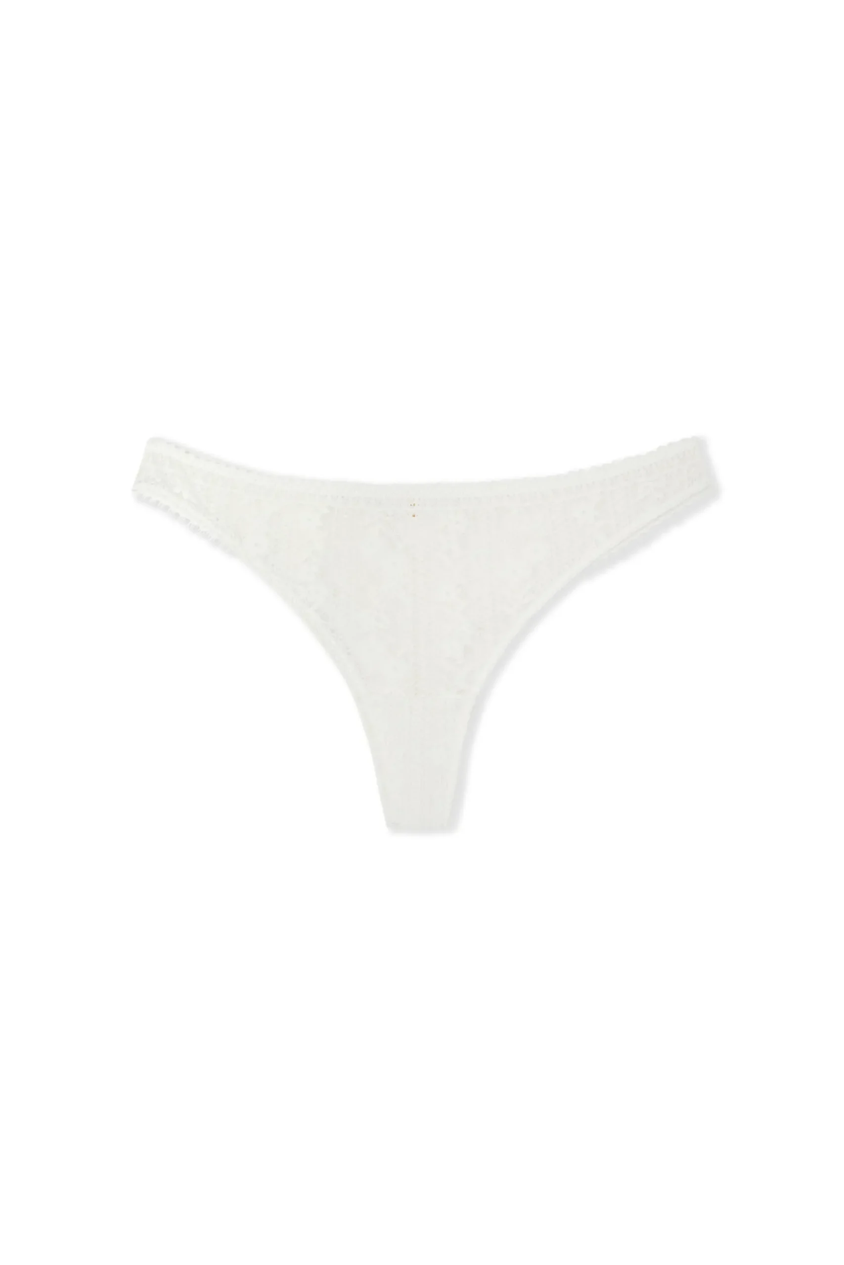 Tanga en dentelle sans teinture
