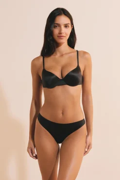 Tanga en microfibre satiné