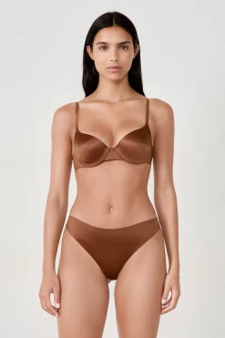 Tanga en microfibre satinée