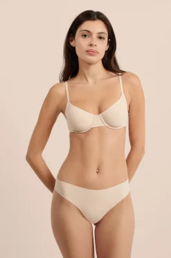 Tanga high leg en microfibre