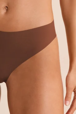 Tanga high leg en microfibre