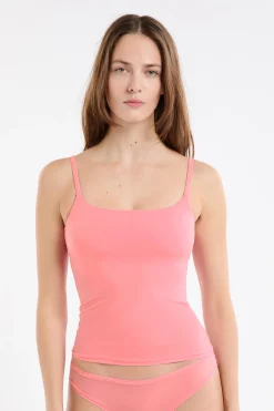 Top en microfibre avec brassière intégrée