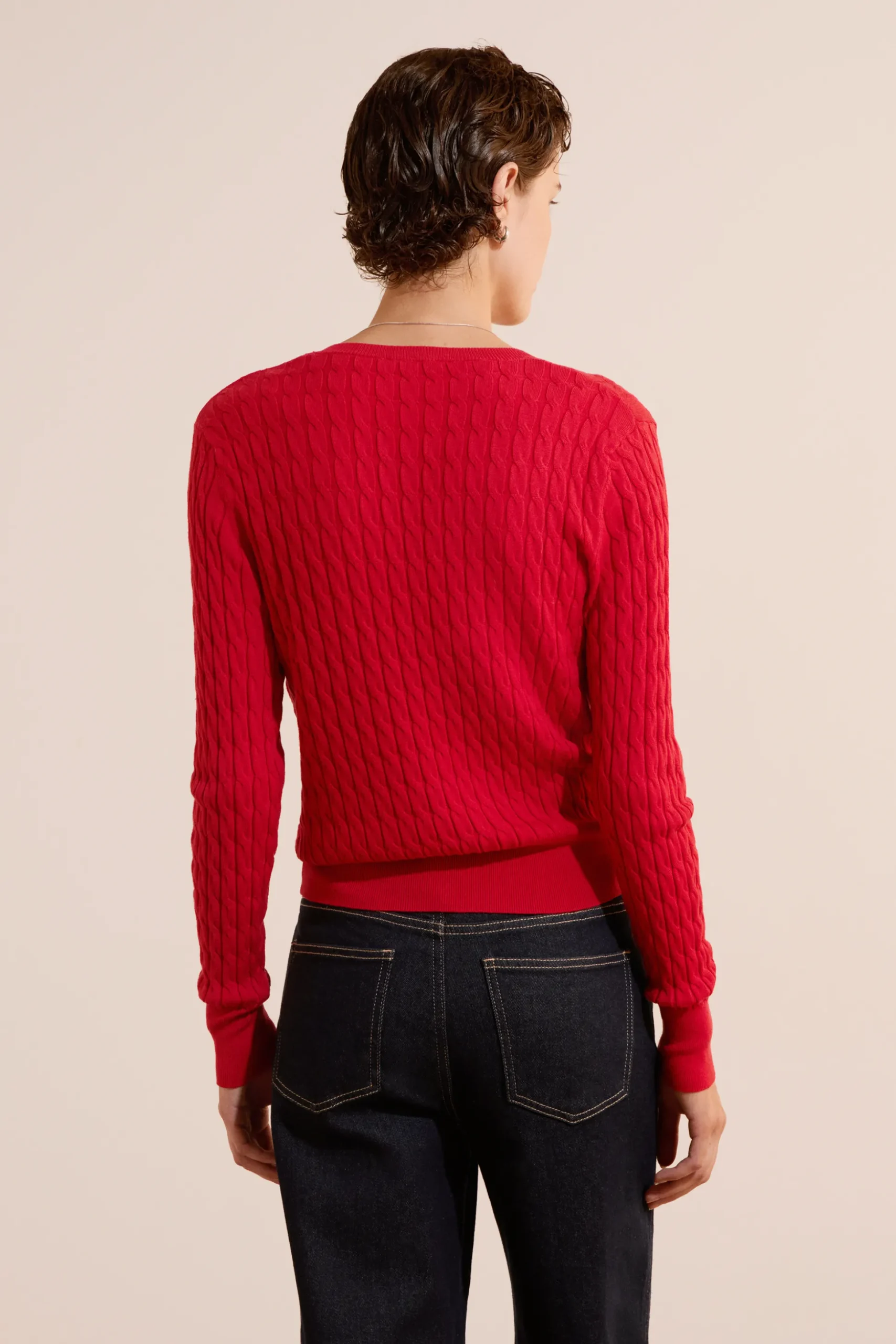 Top sans manches en jean