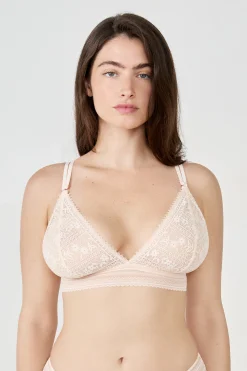 Triangle sans armartures en dentelle