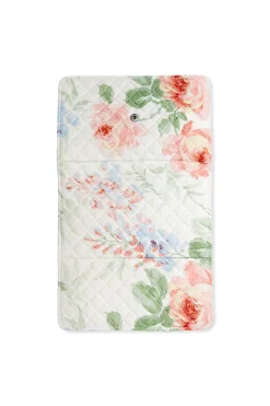 Trousse à bijoux matelassée à motifs fleurs