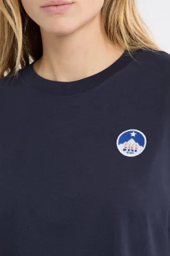 T-shirt de pyjama en coton à motif