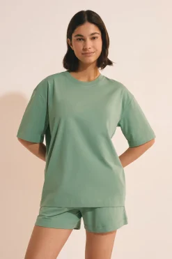 T-shirt de pyjama manches courtes en coton