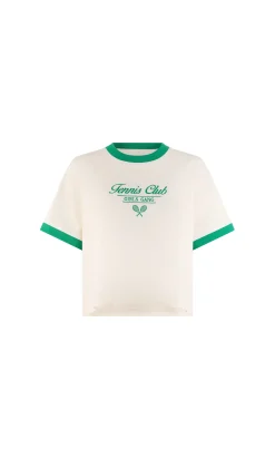 T-shirt en coton avec écriture 