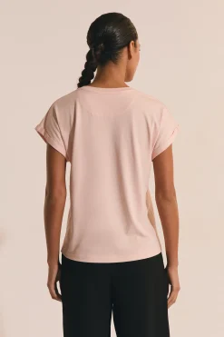 T-shirt manches courtes avec coton