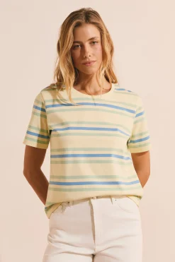 T-shirt à rayures en coton