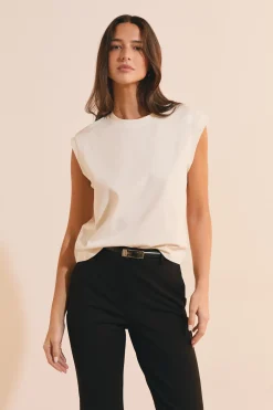T-shirt sans manches en coton