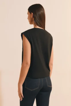 T-shirt sans manches en coton