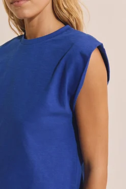 T-shirt sans manches en coton
