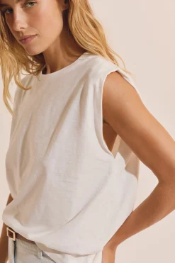 T-shirt sans manches en coton