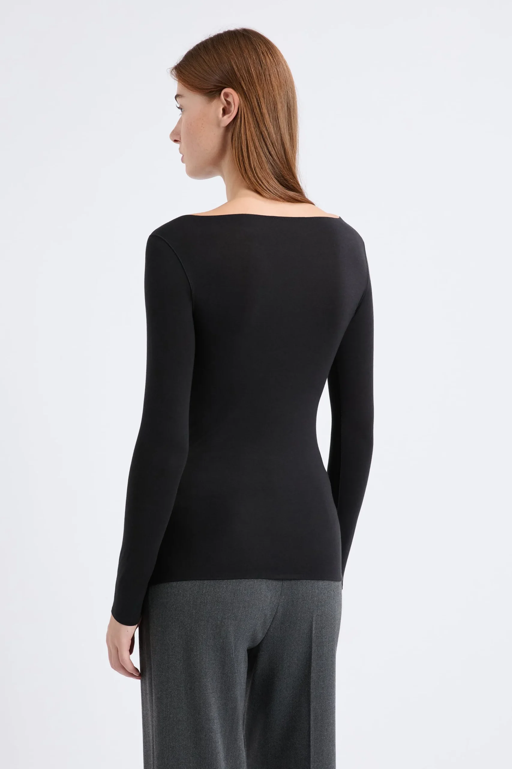 T-shirt thermique col bateau