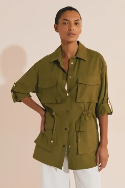 Veste avec détail poche