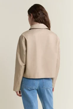Veste courte avec coton