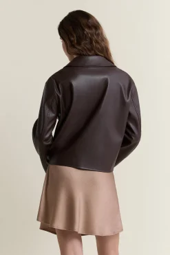 Veste courte en vinyle