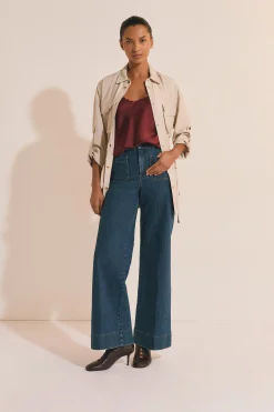 Veste saharienne avec détail poche