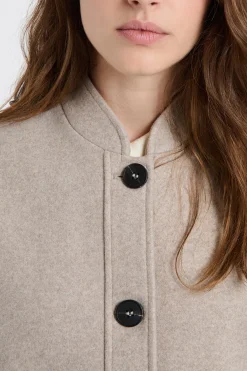 Veste sans manches avec laine