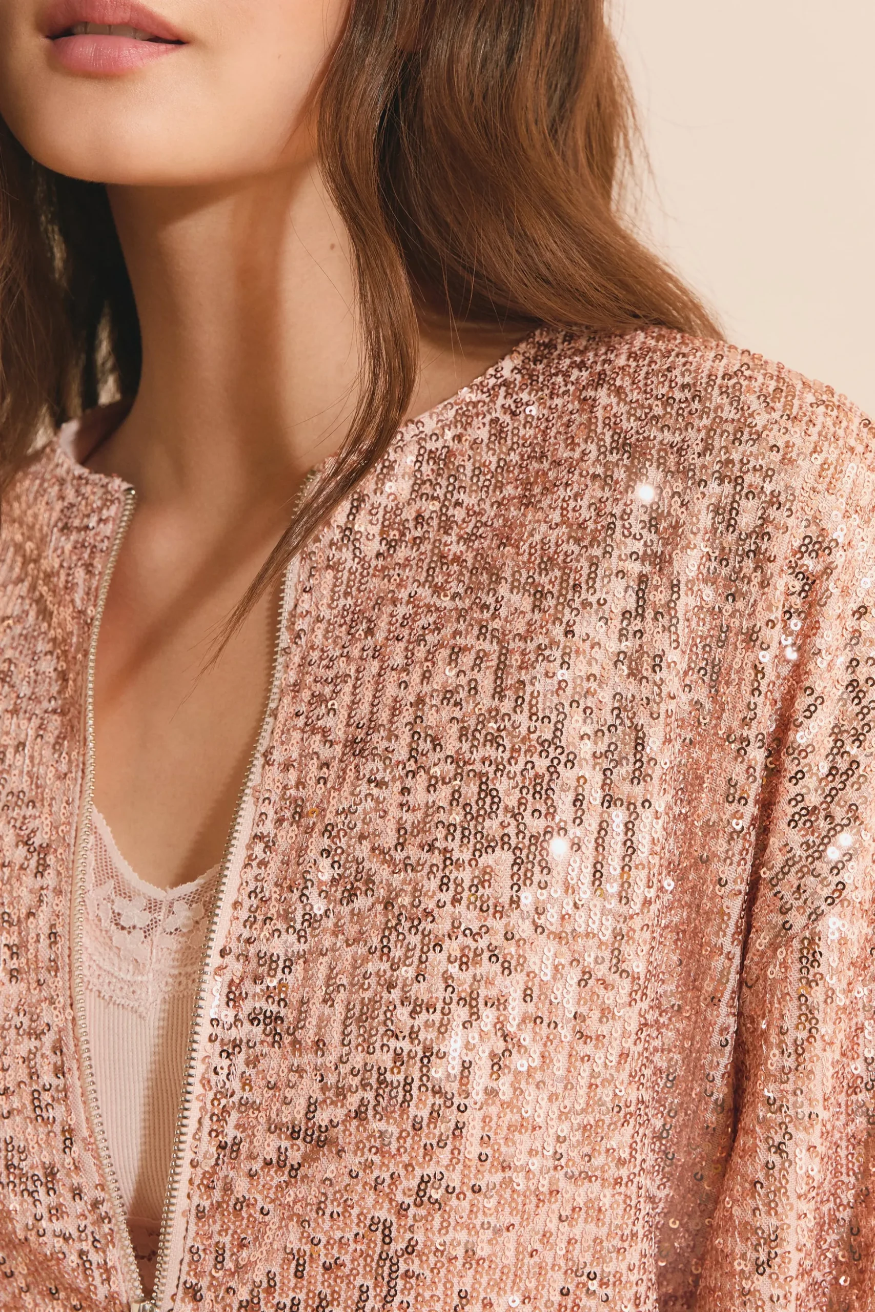 Veste à sequins