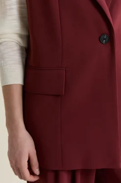 Veste tailleur sans manches